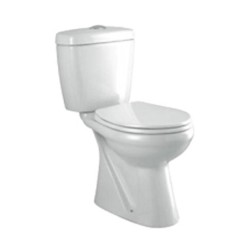 Parryware Avon N 700x390x820mm S-220 White floor mounted coupled closet with Soft Close Seat Cover and Dual Flush C0760 Cistern