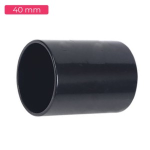 Shine Plast PVC Coupler 40mm Black Heavy