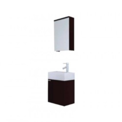 Parryware Lavender 400x150x600mm White Mirror Cabinet with C845C46 Lavender Base Cabinet 450x280x590mm White