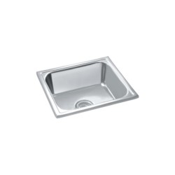Parryware Coral 24x18x8inch Folded Edge Gloss Finish Single Bowl Kitchen Sink