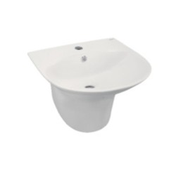 Parryware Aster 560x455x400mm Single Piece Wash Basin with Pedestal