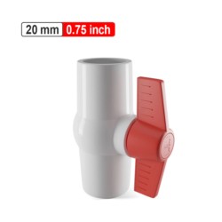 Finolex ASTM Compact Ball Valve 20mm 0.75inch SCH80