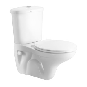 Cera Calibre Set P Trap 655x350x735 Snow White Two Piece Wall Hung EWCs with S1060101 Cistern, B1510101 Carina seat cover and B1810102 Twin flush fittings