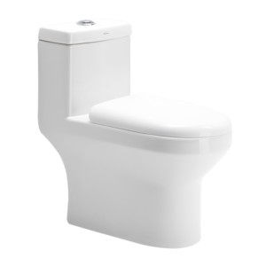 Cera Chisel S Trap 285mm 675x365x710 Snow White One Piece Water Closet with Soft close seat cover and twin flush