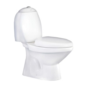 Cera Clair Deluxe Concealed Set S Trap 120mm 680x390x835 Snow White Two Piece EWC with S1060102 Cistern, B1510108 Clair seat cover and B1810103 Twin flush fittings