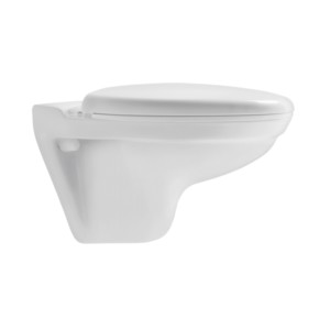 Cera Cruse P Trap 555x365x330 Snow white wall hung EWC with Cruse soft close seat cover