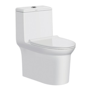 Cera Cadmus S Trap 705x380x760 Snow White One Piece Water Closet with Duroplast slim seat cover and twin flush