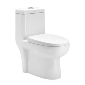 Cera Curator S Trap 625x350x730 Snow White One Piece Water Closet with Soft close seat cover and twin flush