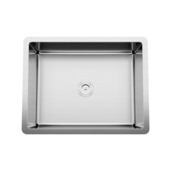 Cera Alma 590x460mm Satin Single bowl sink 304 grade stainless Steel