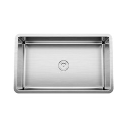 Cera Atlas 765x465mm Satin Single bowl sink 304 grade stainless Steel