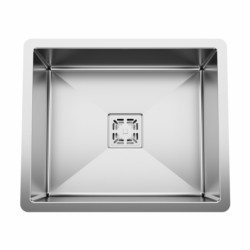 Cera Remy 510x430mm Satin Handmade single bowl sink 304 grade stainless Steel
