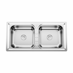 Cera Tyson 980x480mm Pearl Double bowl sink 304 grade stainless Steel