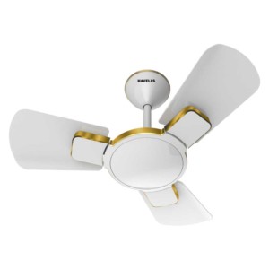 Havells Enticer 600mm Pearl White Gold Decorative Ceiling Fan