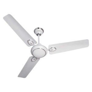 Havells Fusion 1200mm Pearl White-Silver Decorative Ceiling Fan