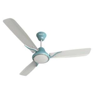 Havells Spartz 1200mm Pearl White Baby Blue Decorative Ceiling Fan