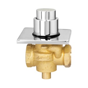 Cera Flush valve concealed push type single flush 40mm Square