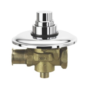 Cera Flush valve concealed push type dual flush 32mm Round