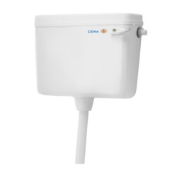 Cera Ciena Premium Ivory with Anti Bacterial Knob Polymer Single Flush Cistern