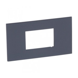 Legrand Arteor Graphite cover plates for shaver socket 3 module square with frame