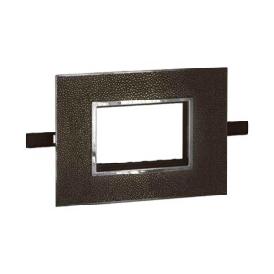 Legrand Arteor Mirror black cover plates 1 module square with frame
