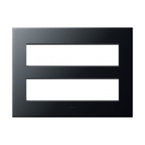 Legrand Arteor Graphite cover plates 2x8 module square with frame