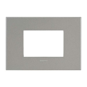 Legrand Arteor Magnesium cover plates 3 module square with frame