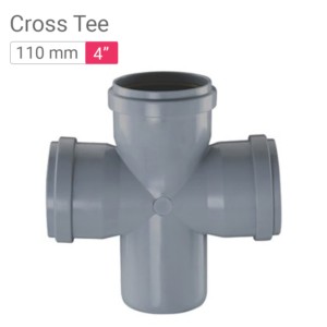Star SWR Drainage Cross Tee 110mm 4inch Heavy P