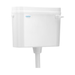 Cera Clarisa Snow White Polymer Single Flush Cistern