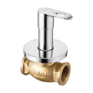 Eauset Ashley Concealed Stop Cock  25mm with Wall Flange