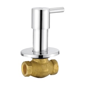 Eauset Orne Concealed Stop Cock 15mm with Wall Flange