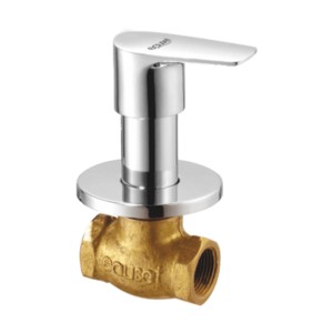 Eauset Otra Concealed Stop Cock 15mm with wall flange