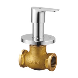 Eauset Otra Concealed stop cock – 25mm with wall flange