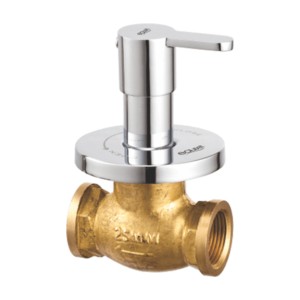 Eauset Rio Concealed Stop Cock  25mm with Wall Flange