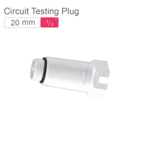 Supreme AquaGold uPVC Circuit Testing Plug 20mm SCH 80 Off White
