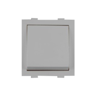 Goldmedal Curve 20A 1way Switch with Ind. LED 1M Metallic Grey