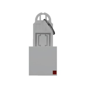 Goldmedal Curve 32A Only Key Tag 2M Metallic Grey