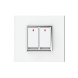 Goldmedal Curve 6A/10A 2way Switch 1M White