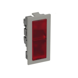 Goldmedal Curve Indicator with LED  & Red Diffuser 1M Metallic Grey