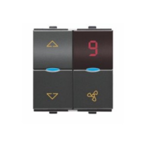 Goldmedal Curve RF Touch Fan Regulator Metallic Grey