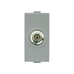 Goldmedal Curve TV Socket 1M Metallic Grey