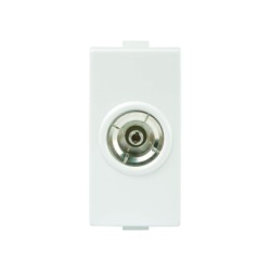 Goldmedal Curve TV Socket 1M White