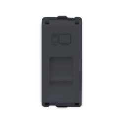 Larsen & Toubro Entice Data Computer socket with shutter RJ 45, cat 5e Charcoal Grey