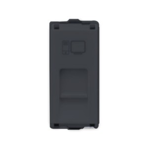 Larsen & Toubro Entice Data Computer socket with shutter RJ 45, cat 6 Charcoal Grey