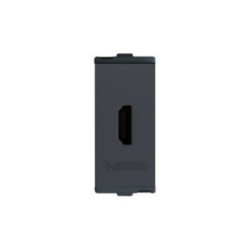 Larsen & Toubro Englaze Data Sockets HDMI Connector 1M Mountain Grey