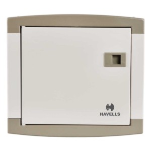 Havells SP&N 8way Pearl Ivory Double Door Distribution Board
