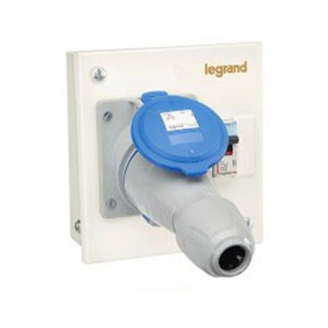 Legrand 6 way Ekinox 3 IP 43 - #IK 09 with metal door TPN DB - 7 segment D