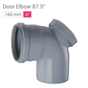 Star SWR Drainage Door Elbow 87.5° 160mm 6inch