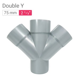 Star SWR Drainage Double Y 75mm 2.50inch Heavy R