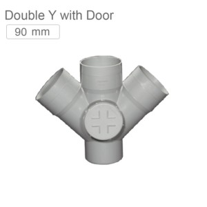Supreme SWR Fitting Double Y with Door 90mm SxSxSxSpg