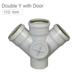 Supreme SWR Fitting Double Y with Door 110mm RxRxRxSpg